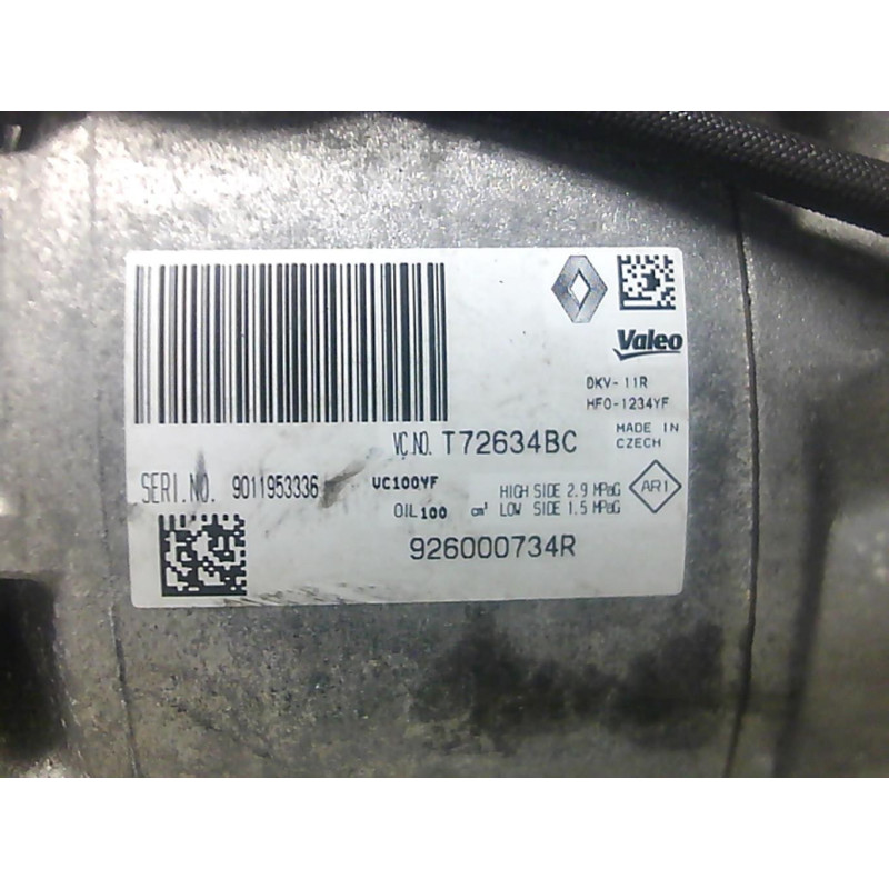 Compresseur clim RENAULT CLIO 4 Photo n°14