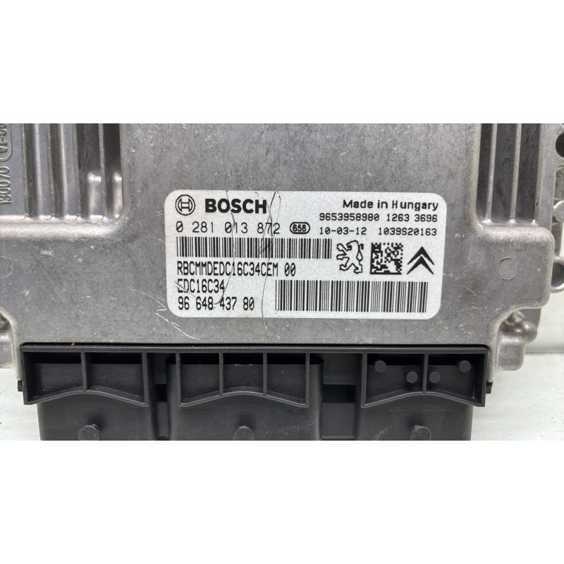 Calculateur moteur CITROEN C5 2 Photo n°2