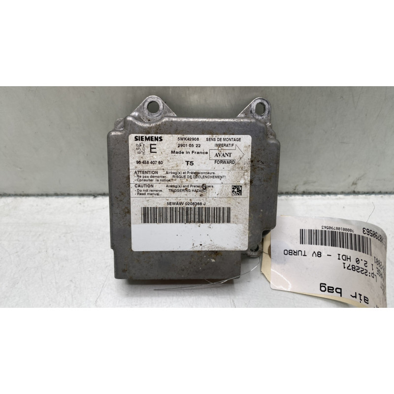 Boitier air bag PEUGEOT 307 Photo n°1