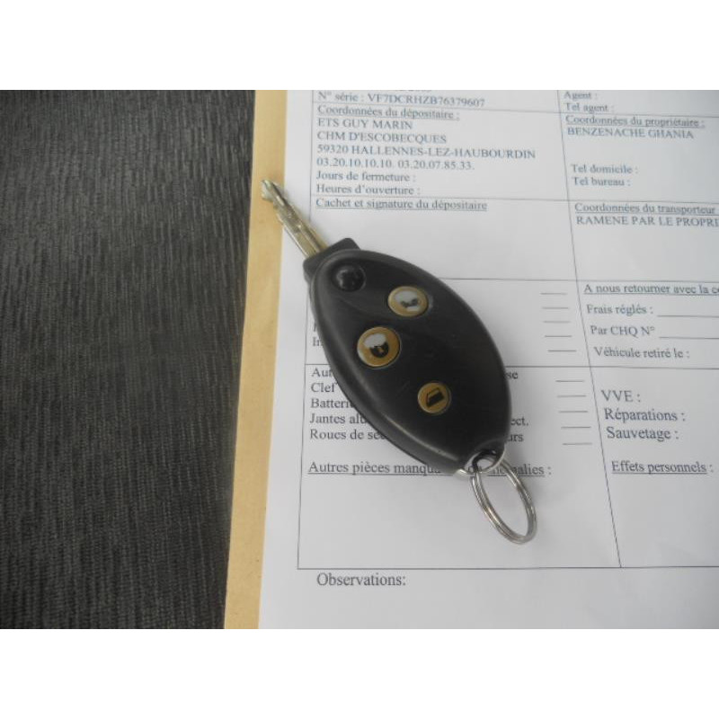 Renfort pare choc arriere (traverse) CITROEN C5 1 Photo n°17