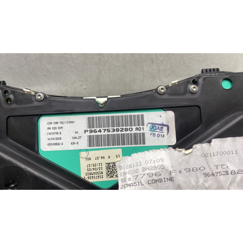 Compteur PEUGEOT 307 Photo n°6