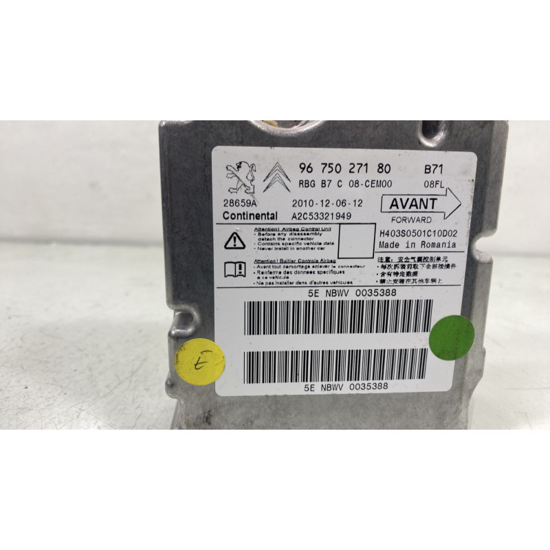 Boitier air bag CITROEN C4 2 Photo n°3
