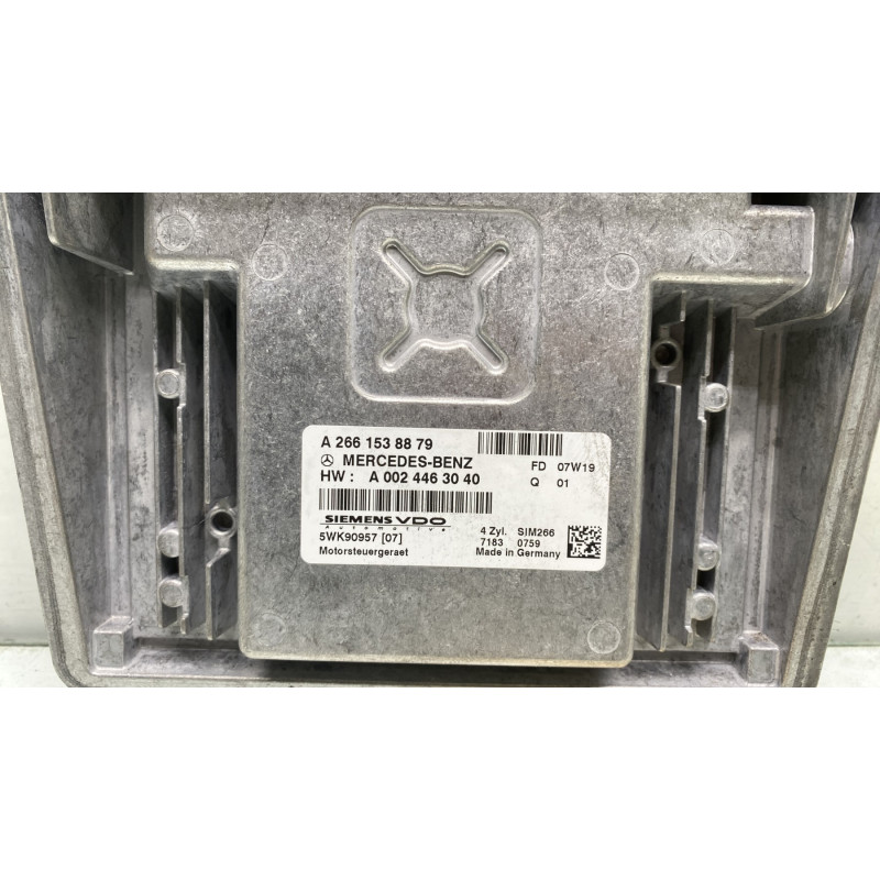 Calculateur moteur MERCEDES CLASSE A 169 Photo n°2