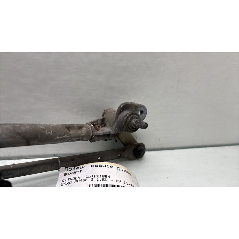 Moteur essuie glace avant CITROEN SAXO Photo n°3