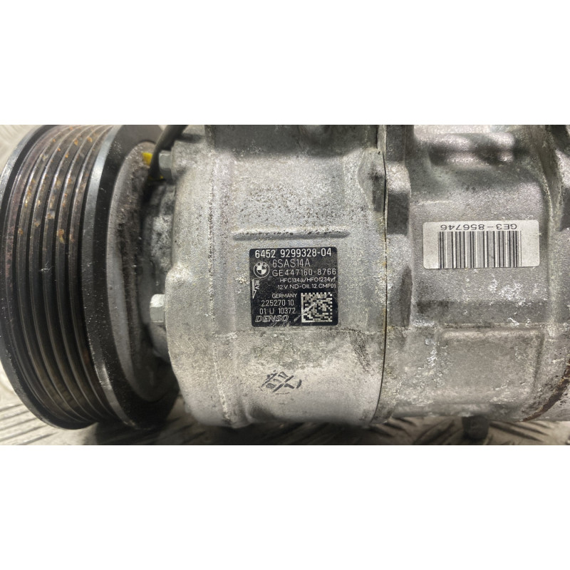 Compresseur clim BMW SERIE 1 F20 Photo n°3
