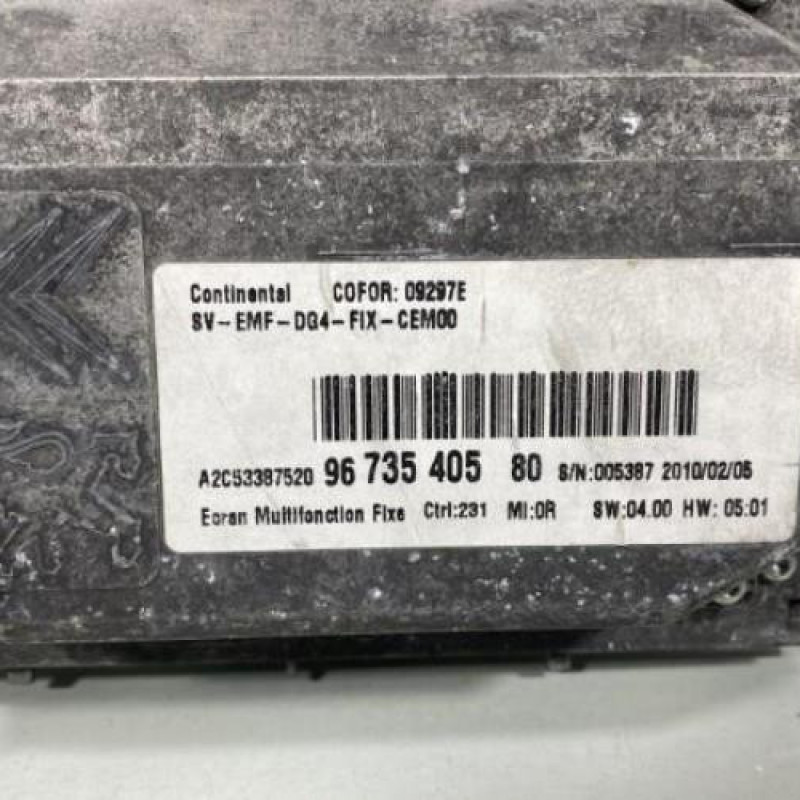 Ecran GPS CITROEN C5 2 Photo n°4