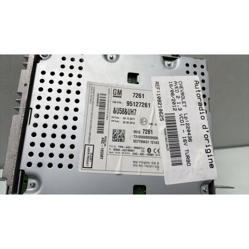 Autoradio d'origine CHEVROLET AVEO 2 Photo n°5