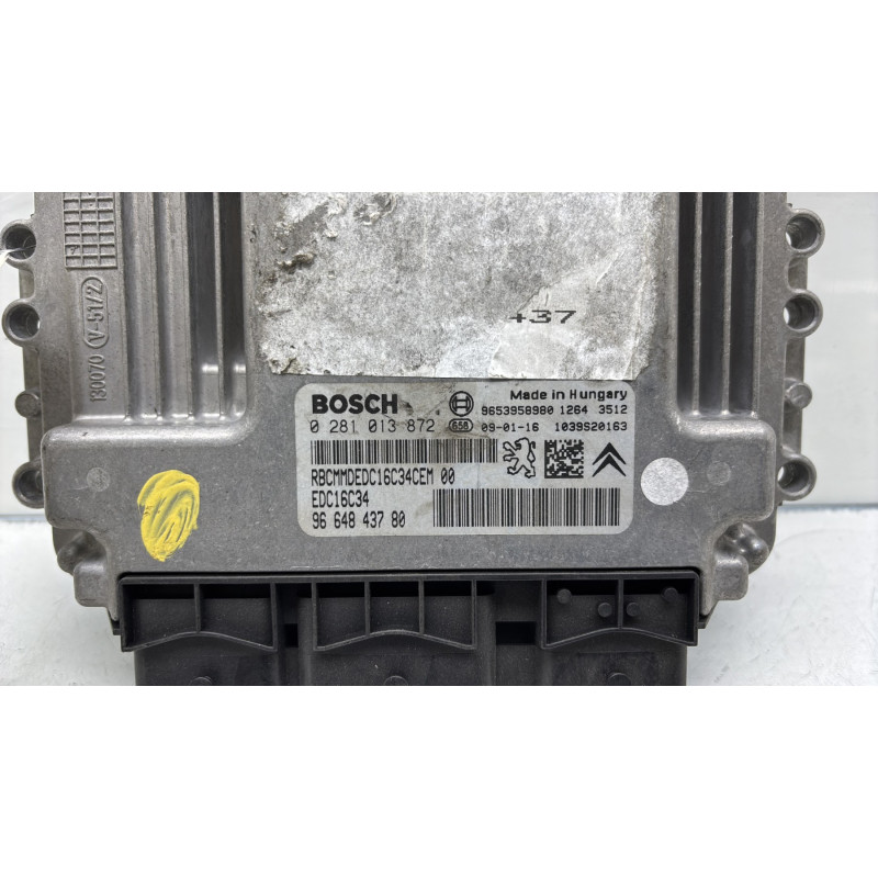 Calculateur moteur PEUGEOT 308 1 Photo n°2