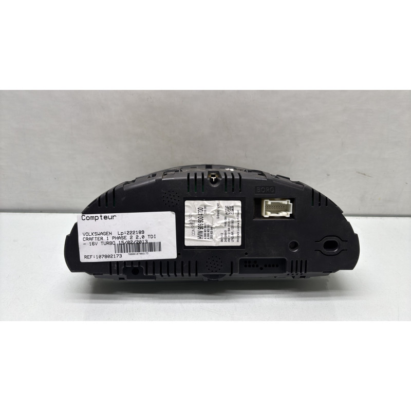 Compteur VOLKSWAGEN CRAFTER 1 Photo n°2