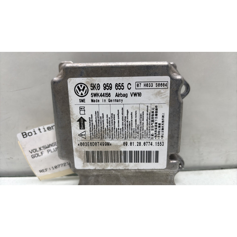 Boitier air bag VOLKSWAGEN GOLF PLUS Photo n°5