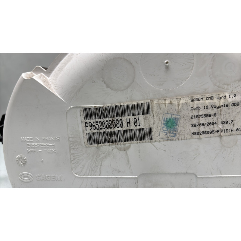 Compteur CITROEN C3 PLURIEL Photo n°3