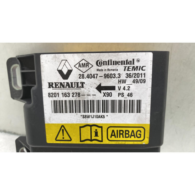 Boitier air bag DACIA SANDERO 1 Photo n°2