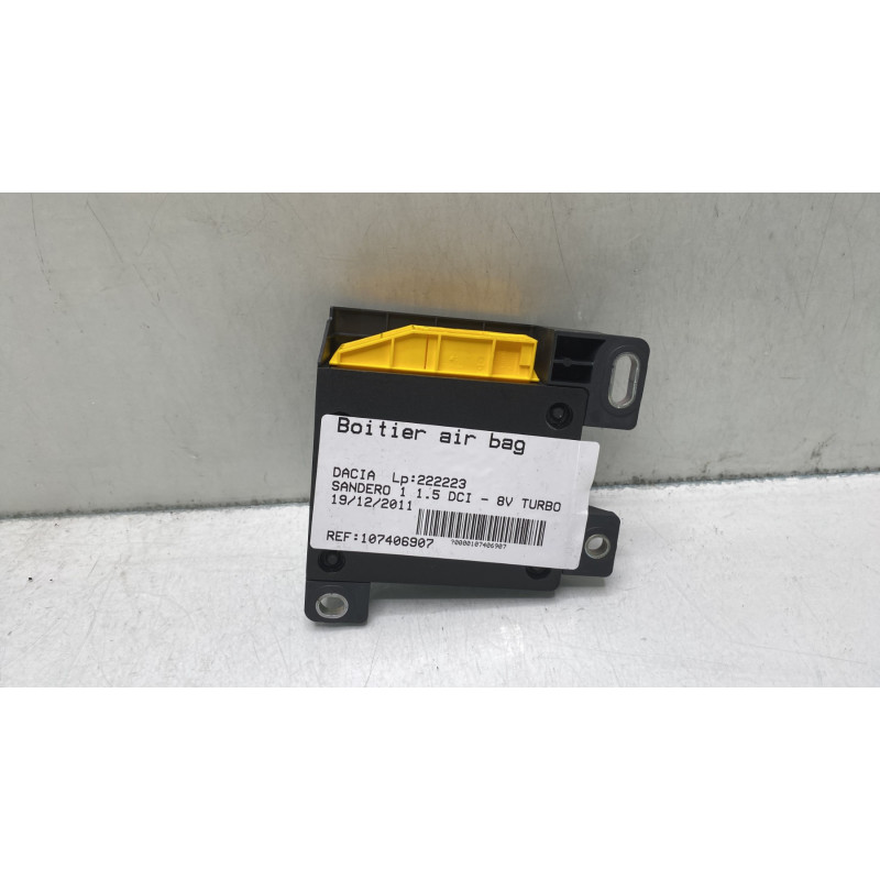 Boitier air bag DACIA SANDERO 1 Photo n°3