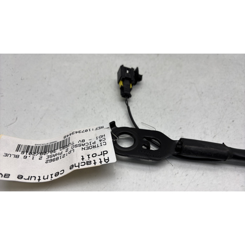 Attache ceinture avant droit CITROEN C4 PICASSO 2 Photo n°2