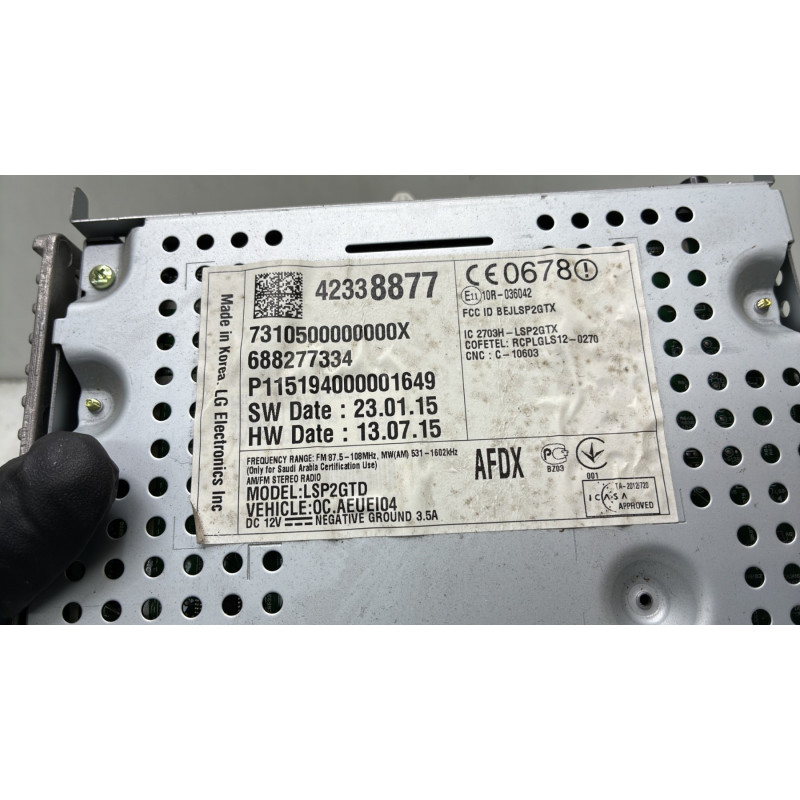 Autoradio d'origine OPEL CORSA E Photo n°8