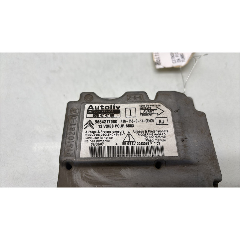 Boitier air bag CITROEN C4 PICASSO 1 Photo n°2