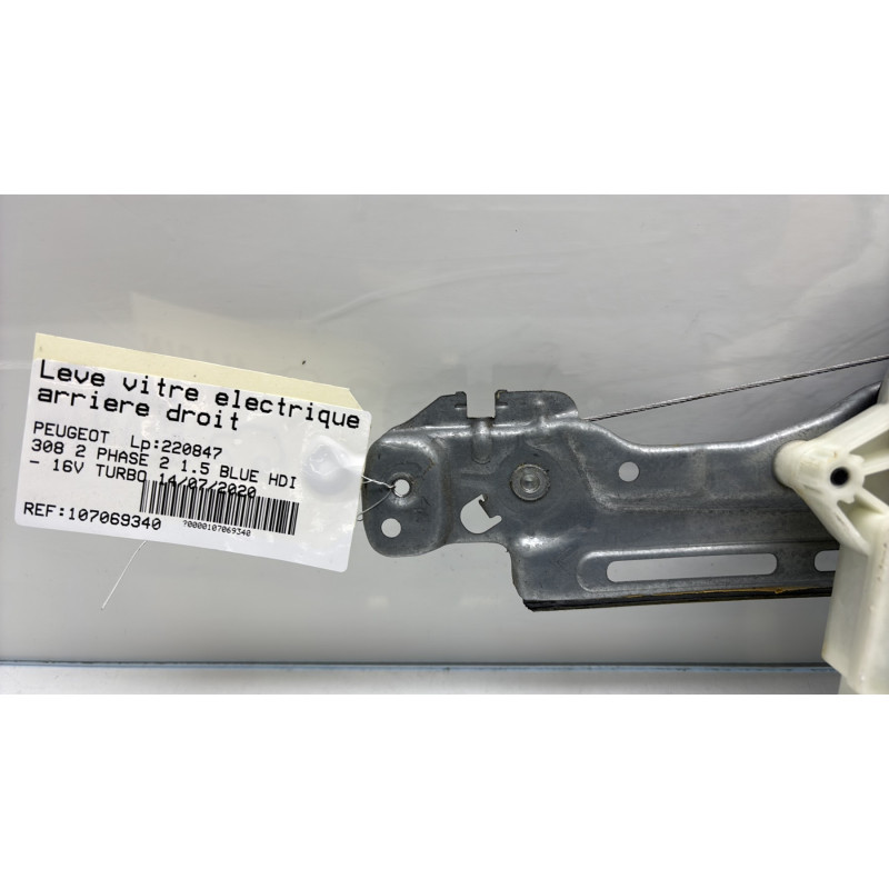Leve vitre electrique arriere droit PEUGEOT 308 2 Photo n°2