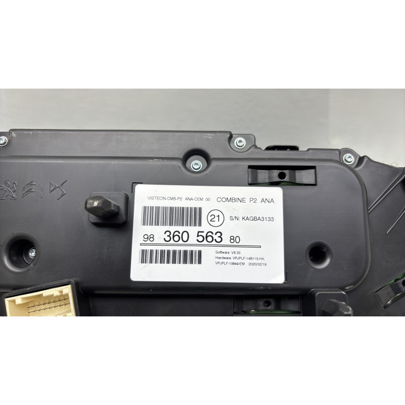 Compteur PEUGEOT 208 2 Photo n°7