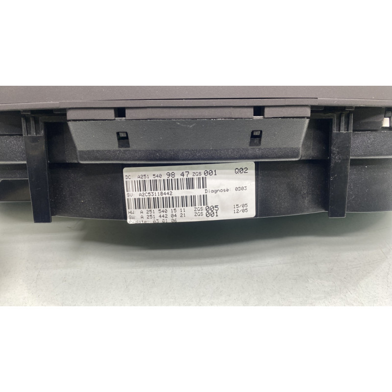 Compteur MERCEDES CLASSE R 251 Photo n°5