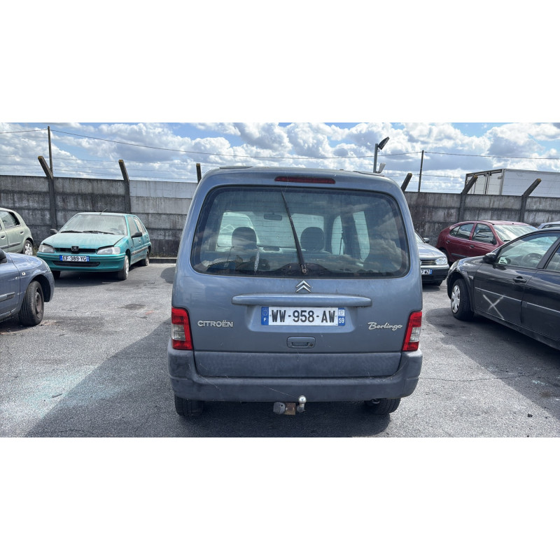 Pare choc arriere PEUGEOT PARTNER 1 Photo n°12