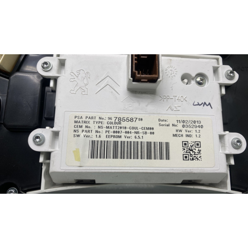 Compteur PEUGEOT 508 1 SW Photo n°5