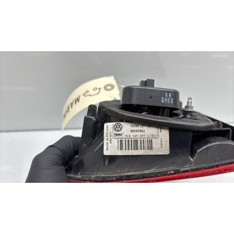 Feu arriere secondaire gauche (feux) VOLKSWAGEN GOLF 6 Photo n°4