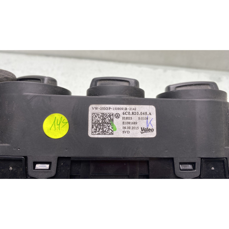 Commande chauffage VOLKSWAGEN POLO 5 Photo n°3