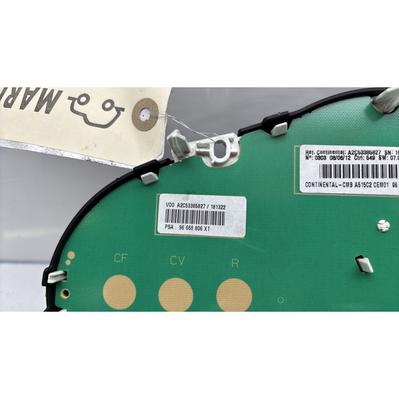 Compteur CITROEN C3 2 Photo n°6