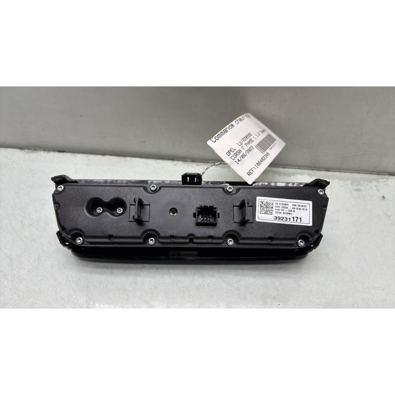 Commande chauffage OPEL CORSA F Photo n°2