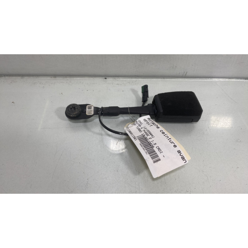 Attache ceinture avant droit OPEL ASTRA K Photo n°1