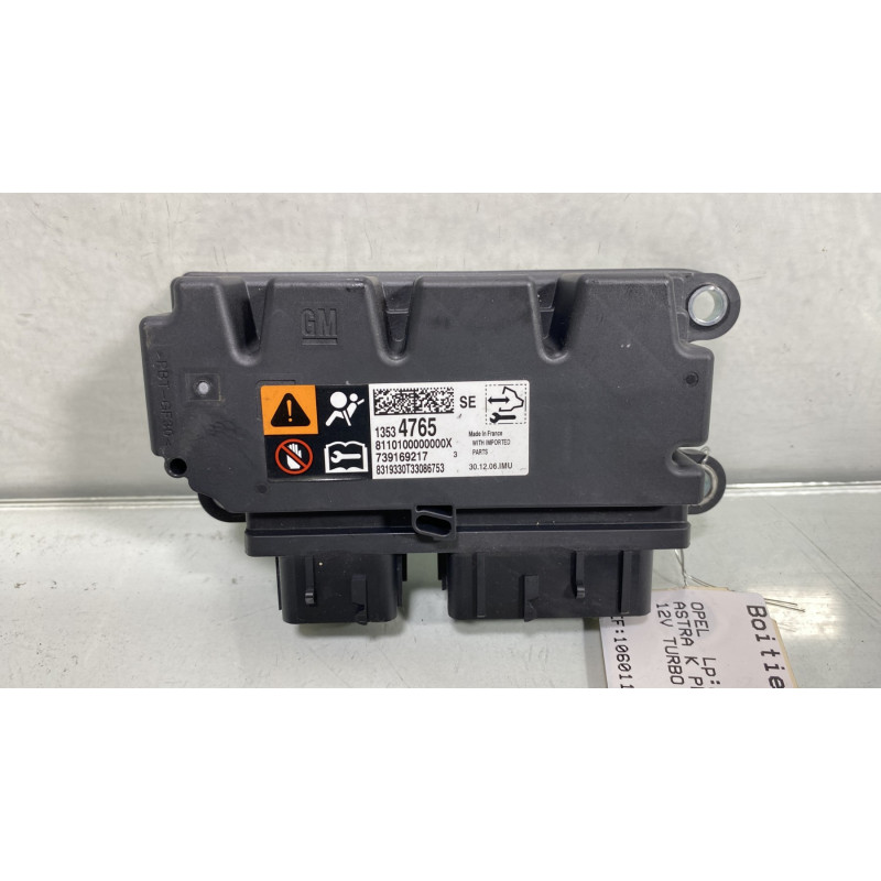 Boitier air bag OPEL ASTRA K Photo n°1