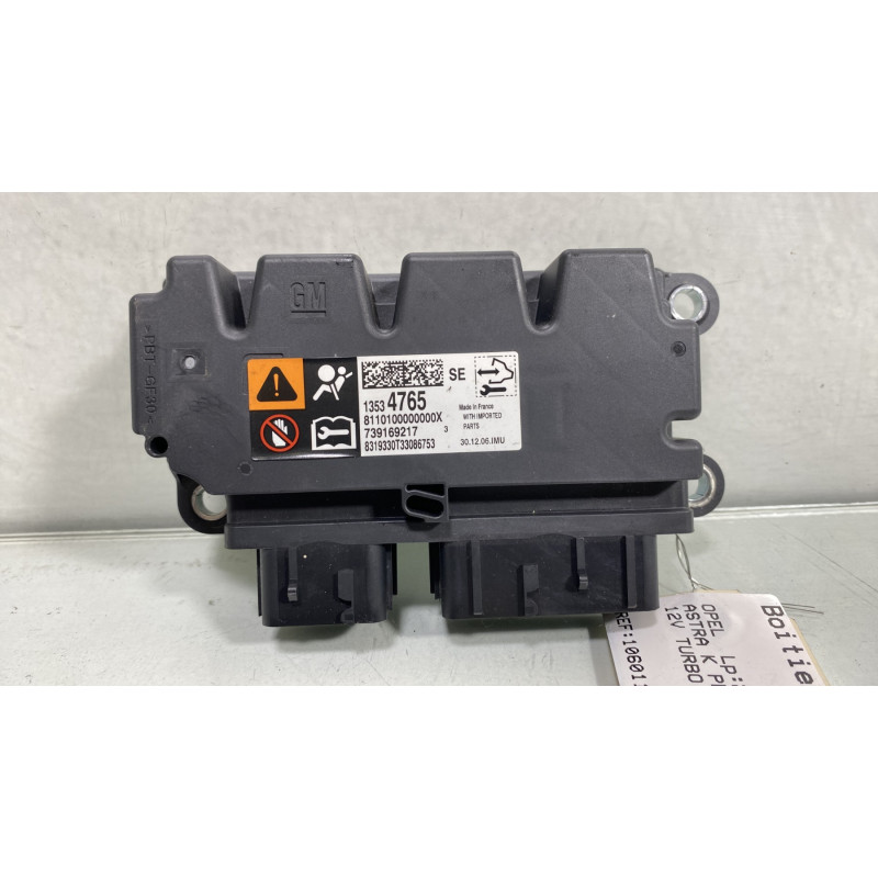 Boitier air bag OPEL ASTRA K Photo n°2