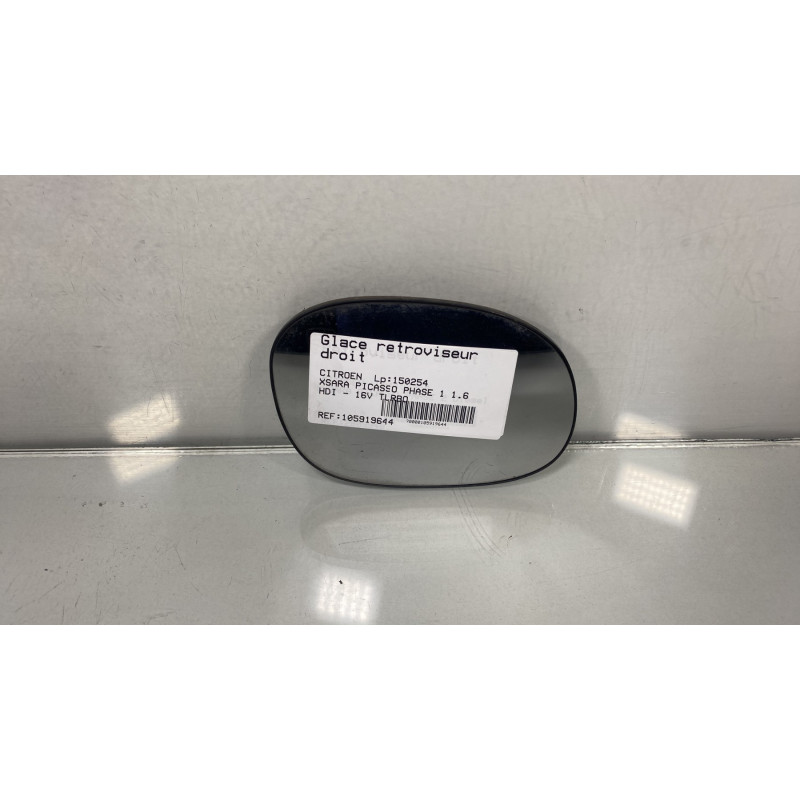 Glace retroviseur droit CITROEN XSARA PICASSO Photo n°1