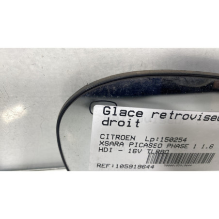 Glace retroviseur droit CITROEN XSARA PICASSO