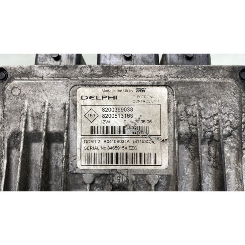 Calculateur moteur RENAULT CLIO 3 Photo n°2
