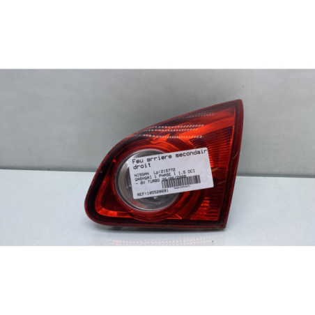 Feu arriere secondaire droit (feux) NISSAN QASHQAI 1 Photo n°1