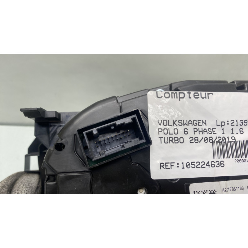 Compteur VOLKSWAGEN POLO 6 Photo n°3