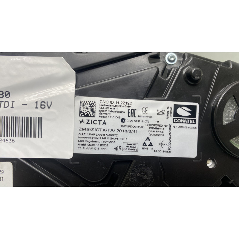 Compteur VOLKSWAGEN POLO 6 Photo n°4