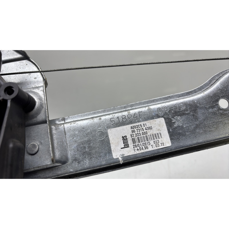 Leve vitre electrique avant droit PEUGEOT 208 1 Photo n°5