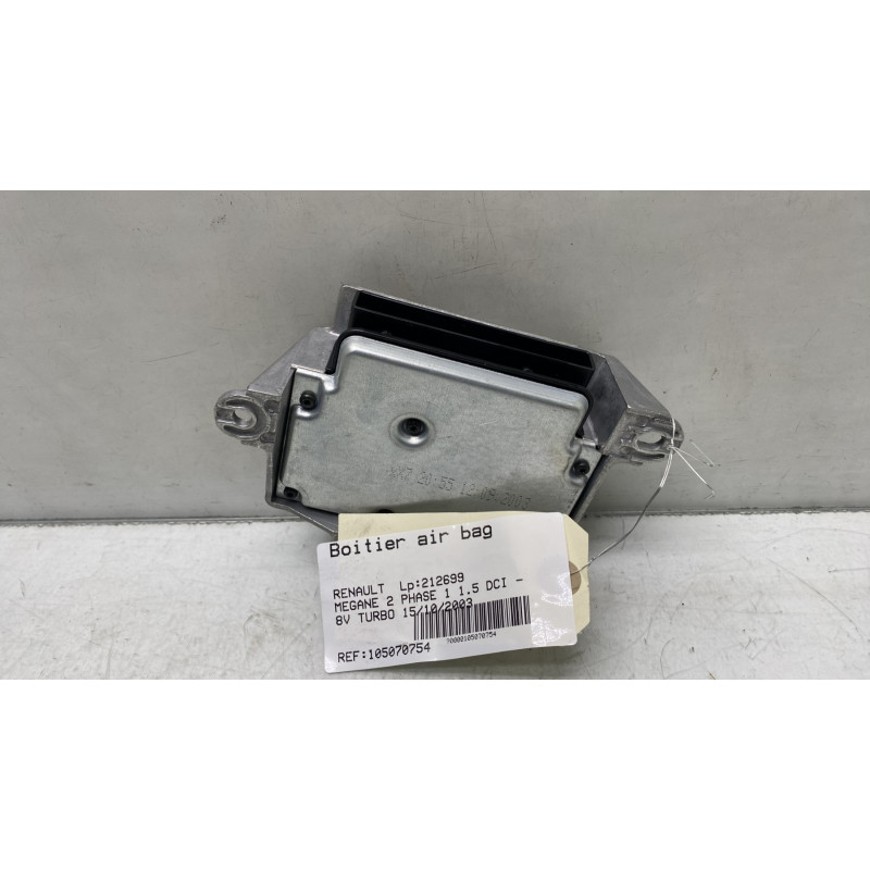 Boitier air bag RENAULT MEGANE 2 Photo n°5