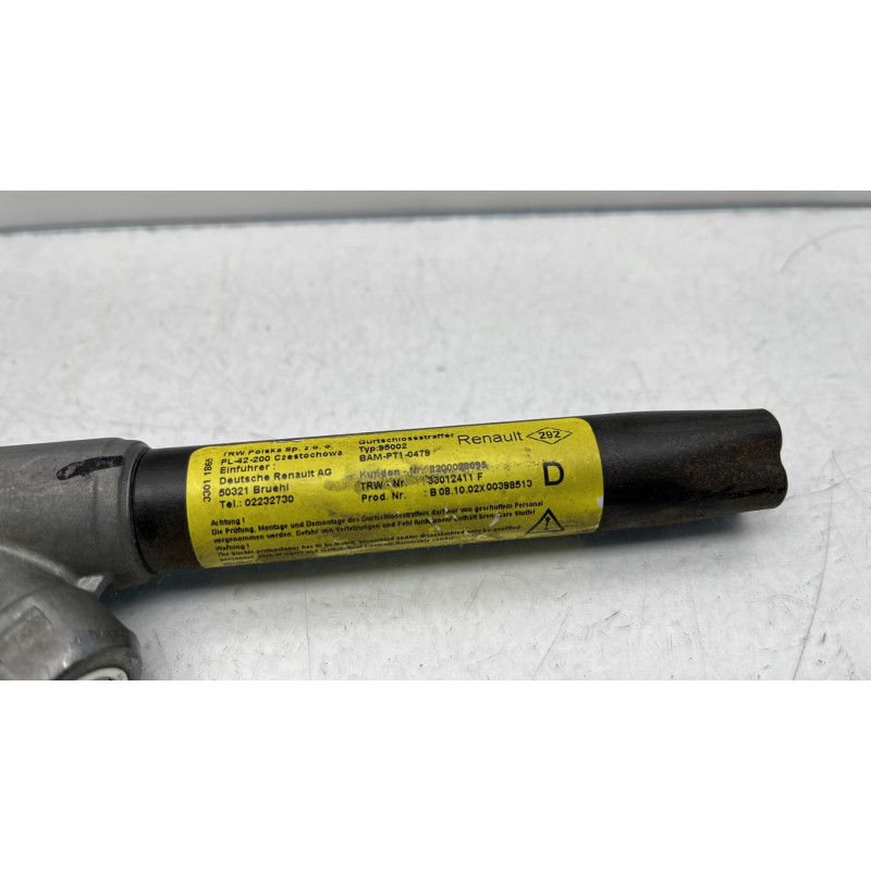 Pretensionneur de ceinture avant droit RENAULT KANGOO 1 Photo n°6