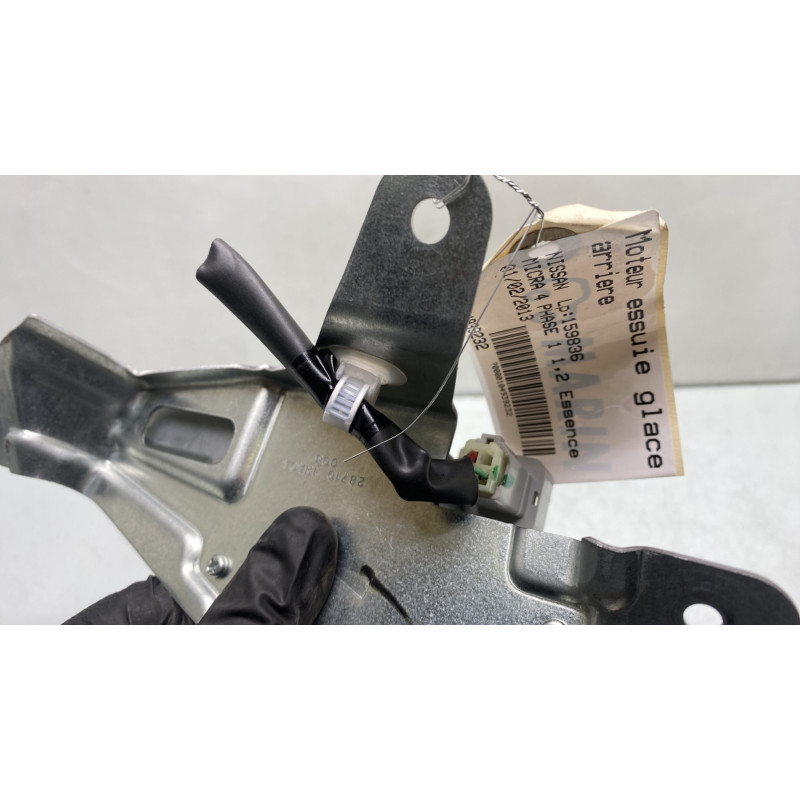 Moteur essuie glace arriere NISSAN MICRA 4 Photo n°3