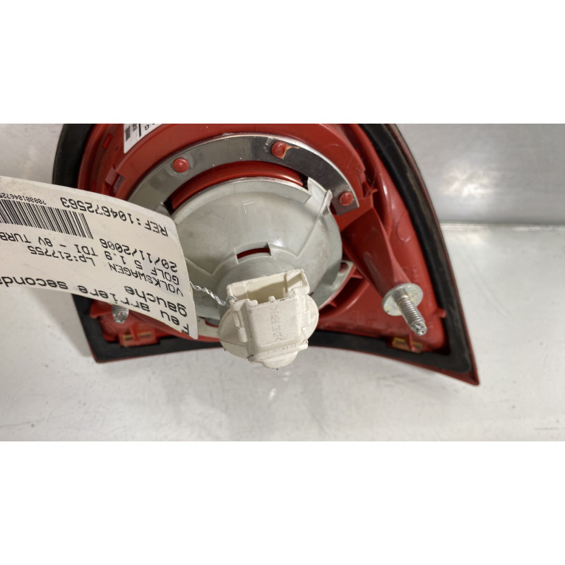Feu arriere secondaire gauche (feux) VOLKSWAGEN GOLF 5 Photo n°3