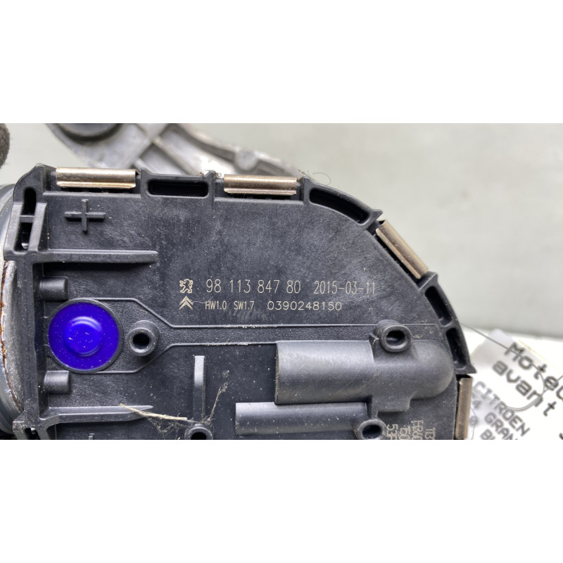 Moteur essuie glace avant gauche CITROEN C4 GRAND PICASSO 2 Photo n°3