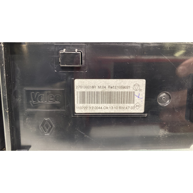 Commande chauffage RENAULT FLUENCE Photo n°5
