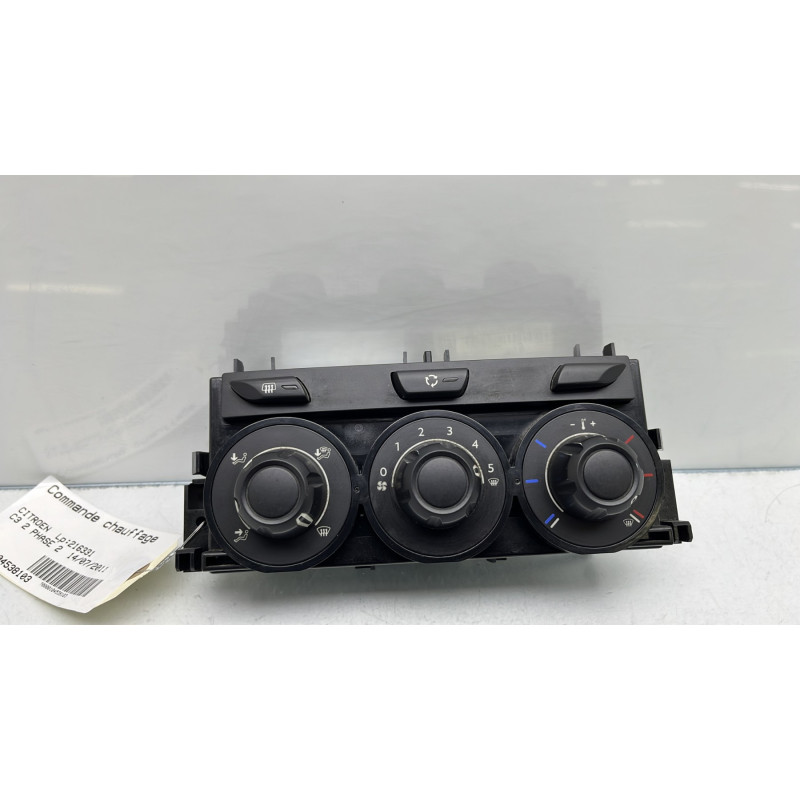 Commande chauffage CITROEN C3 2 Photo n°1