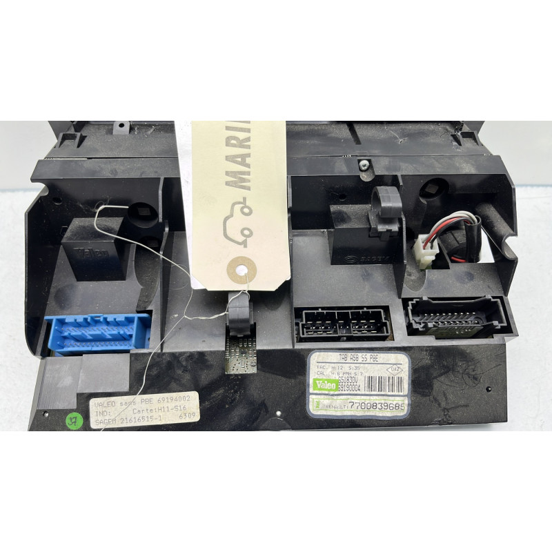 Commande chauffage RENAULT SAFRANE Photo n°7