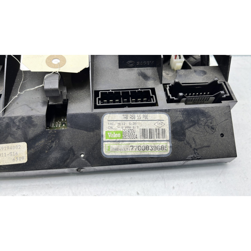 Commande chauffage RENAULT SAFRANE Photo n°8