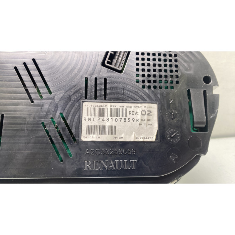 Compteur RENAULT MEGANE 3 Photo n°3