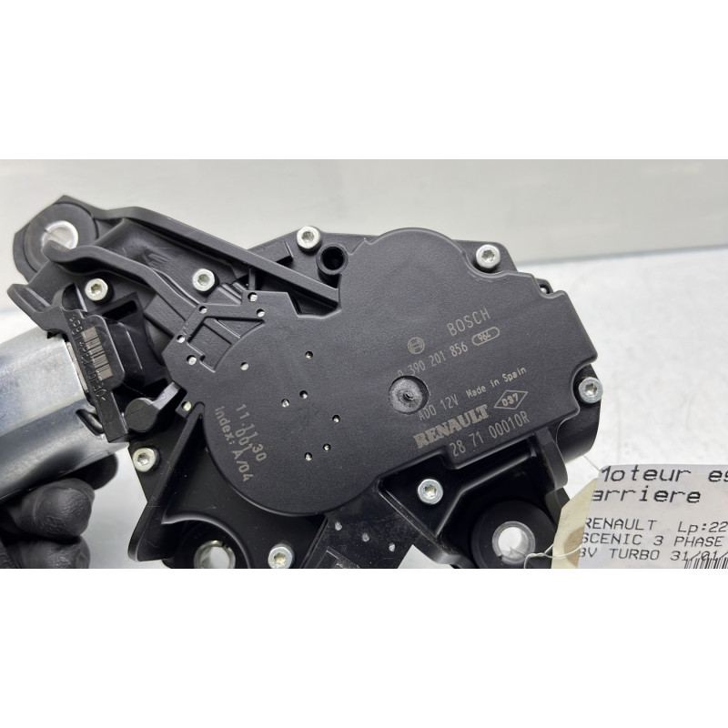 Moteur essuie glace arriere RENAULT SCENIC 3 Photo n°5